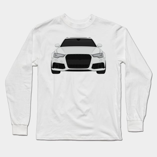 rs6 silver Long Sleeve T-Shirt by VENZ0LIC